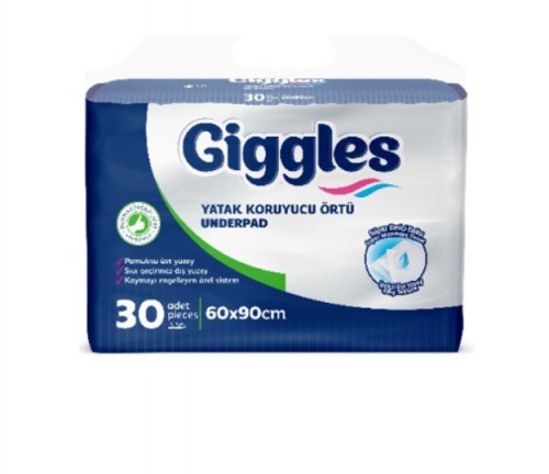 GİGGLES YATAK KORUYUCU ÖRTÜ 30LU (60X90CM)*4