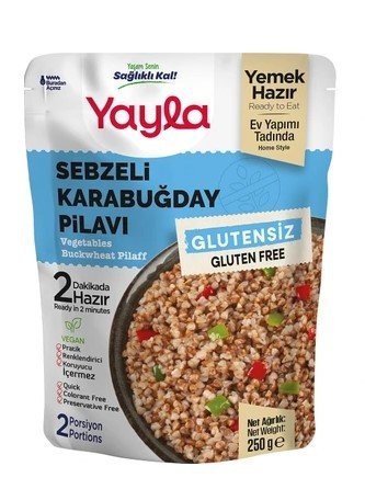 YAYLA 250 GR GLTNSZ SEBZ. K.BUĞ. PİLAV*12