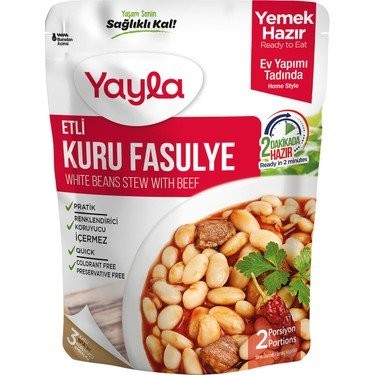 YAYLA 250 GR ETLİ FASULYE YEMEĞİ*12