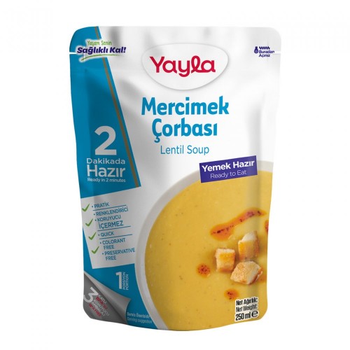 YAYLA 250 GR MERCİMEK ÇORBASI *12