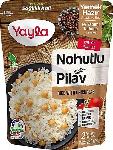 YAYLA 250 GR NOHUTLU PİRİNÇ PİLAVI*12