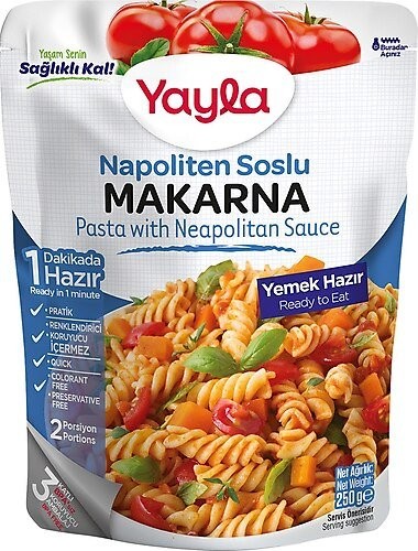 YAYLA 250 GR NAPOLİTAN SOSLU MAKARNA*12