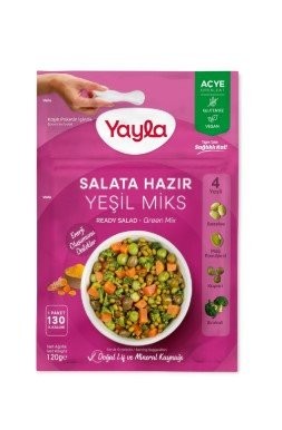 YAYLA SALATA HAZIR YEŞİL MİKS 120GR*24