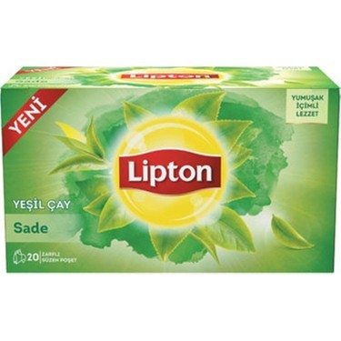 LIPTON B. BAG CLEAR GREEN. TEA PLAIN 20 LI*12