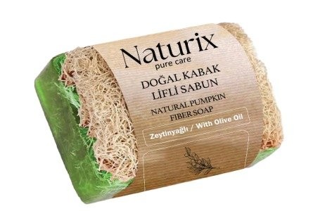 NATURİX 130 GR KABAK LİFLİ SAB.ZEYTİN YAĞLI*24