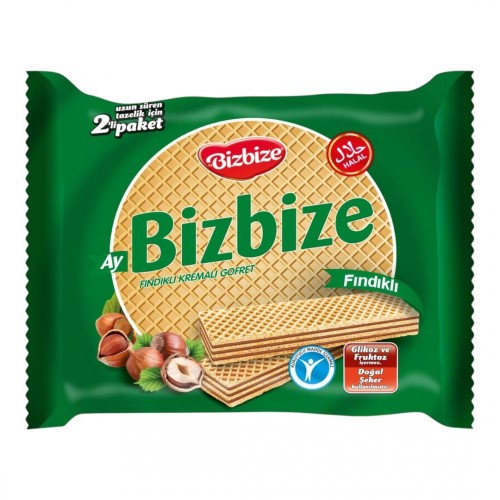 BİZBİZE 340 GR GOFRET FINDIKLI*12