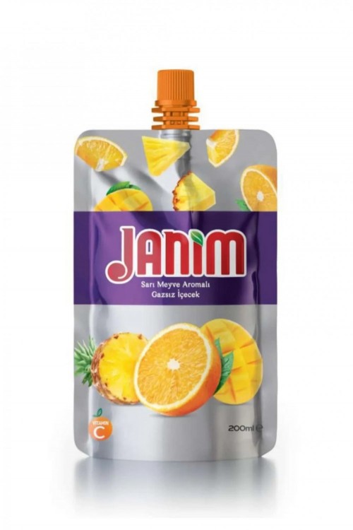 JANİM SARI MEYVELİ GAZSIZ İÇECEK 200 ML*20