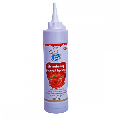 BLUE BEAD 1 KG TOPPING SAUCE WITH STRAWBERRY*6