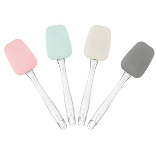 CKM 017 ŞEFFAF SAPLI OVAL SPATULA KAŞIK 26cm*100