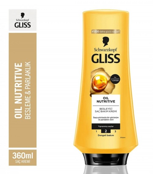 GLİSS 360 ML SAÇ KREMİ OİL NUTRİTİVE*6