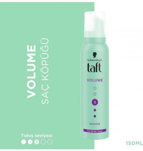 TAFT SAÇ KÖPÜK 150 ML EKSTRA GÜÇLÜ*6(YEŞİL)
