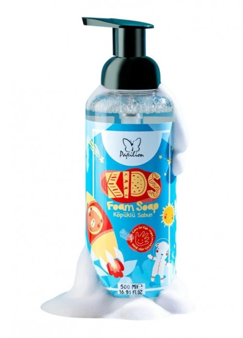 PAPİLİON 500 ML KÖPÜK SIVI SABUN MAVİ MACERA*12