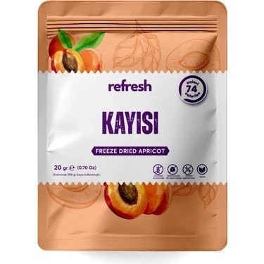 REFRESH FREEZE 20 GR KURUTULMUŞ DİLİM KAYISI*12