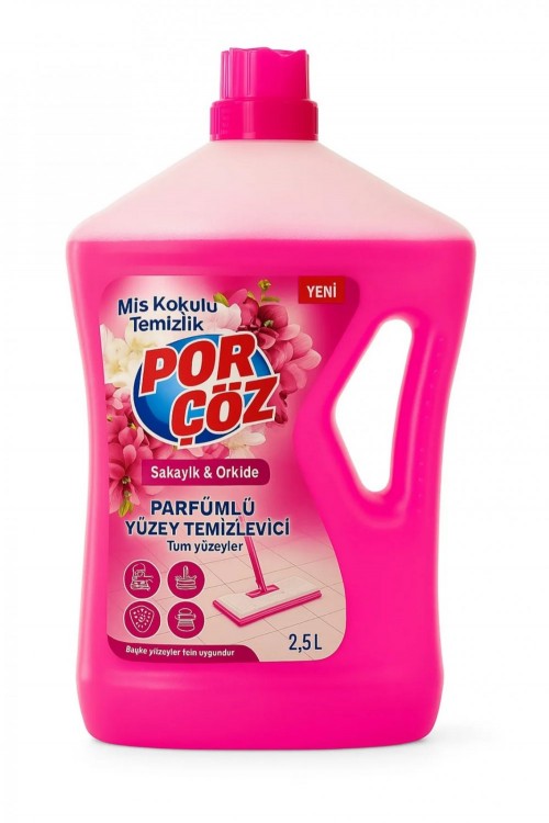 PORÇÖZ YÜZEY TEMİZLEYİCİ 2,5 LT ŞAKAYIK&ORKİDE*6