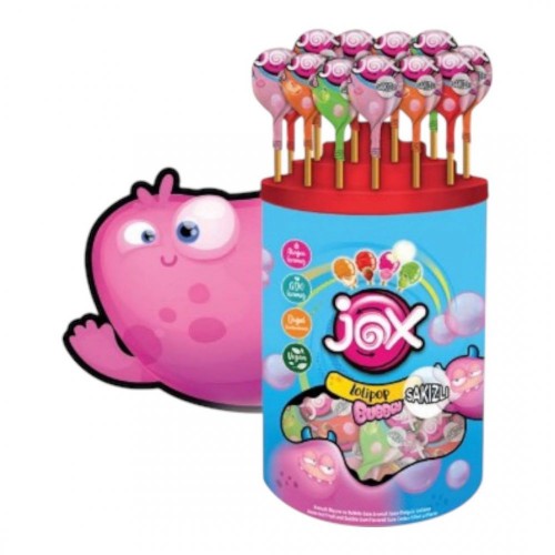 DK.JOX BUBBLY 13 GR LOLLİPOP SİLİNDİR ŞEKER*110