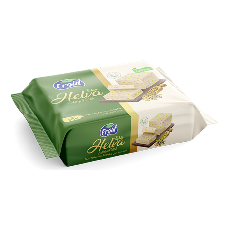 ERGÜL 500 GR ANTEP FISTIKLI TAHİN HELVASI*12