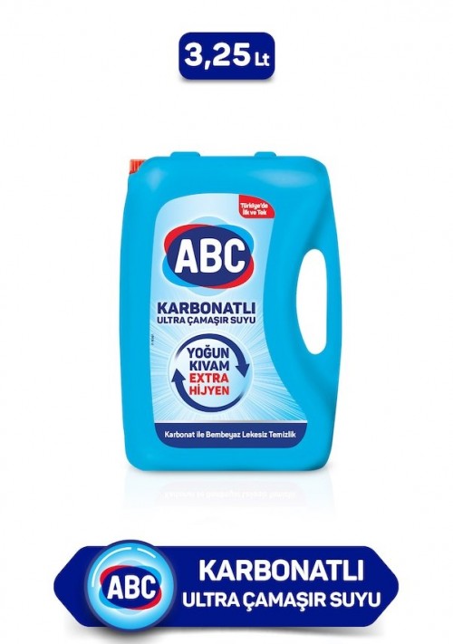 ABC ULTRA EAU DE JAVEL AVEC CARBONATE 3250 ML*4