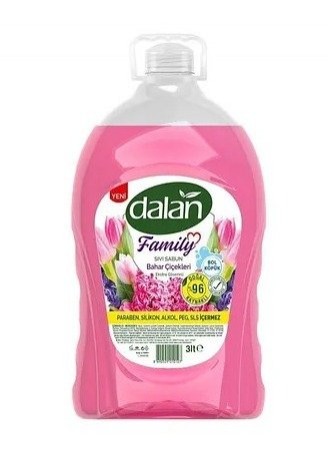 DALAN SIVI SABUN 3 LT BAHAR ÇİÇEKLERİ*4