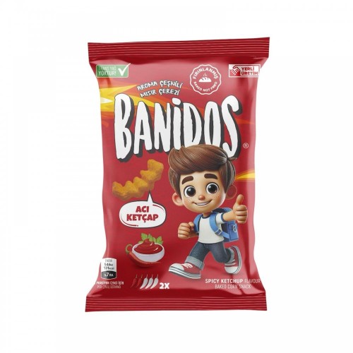 BANİDOS 18 GR MISIR ÇEREZİ ACI KETÇAP*60