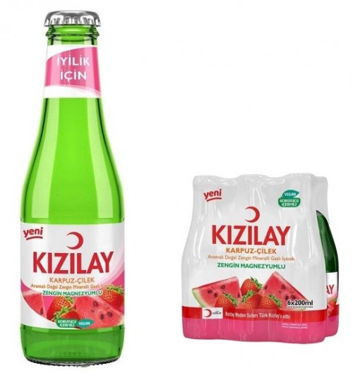 KIZILAY 200 ML KARPUZ-ÇİLEK SODA*24