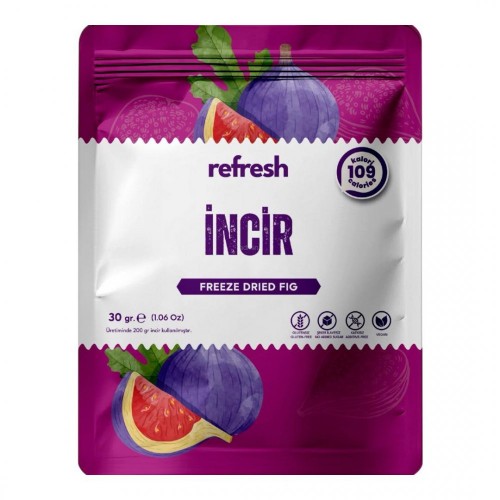 REFRESH FREEZE 30 GR KURUTULMUŞ DİLİM İNCİR*12