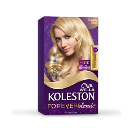 KOLESTON HAIR DYE 12/0 GOLDEN YELLOW * 3