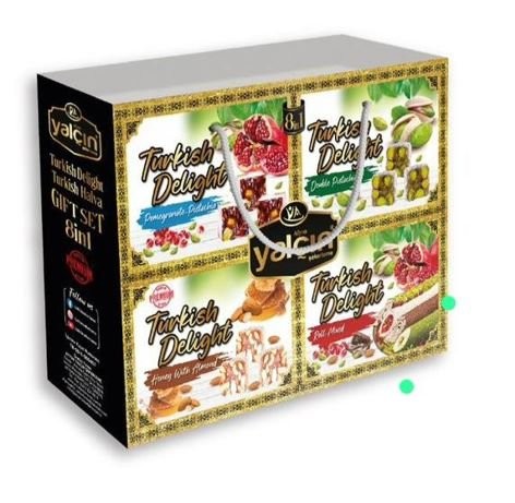YALÇIN 8X100 GR 8Lİ ÇANTALI LOKUM *12