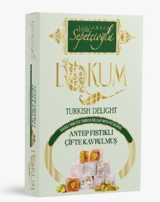 SEPETÇİOĞLU 240GR ÇİFTE KAVR.ANTEP FIST.LOKUM*12
