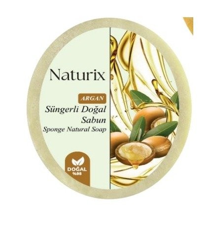 NATURİX 150 GR SÜNGERLİ SABUN ARGAN*24