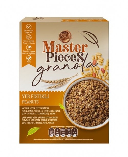 MASTER PİECES GRANOLA YER FISTIKLI 300 GR*6
