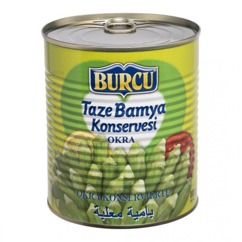 BURCU 800 GR BAMYA TENEKE*12