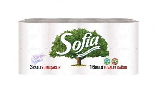 SOFIA TOILET PAPER 16 PIECES *3