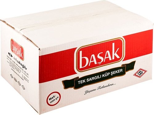 BAŞAK TEK SARGILI KÜP ŞEKER 5000GR*1