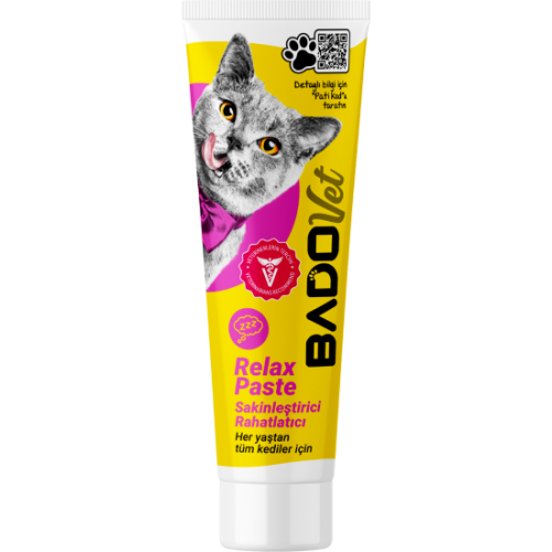 BADO 100 GR TÜP KEDİ BESİN TAKV.RAHAT.SAKİN PAS*12