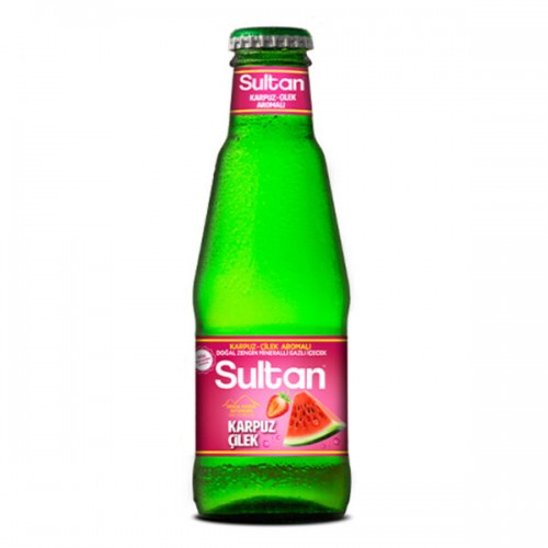 SULTAN FRUIT SODA WATERMELON-STRAWBERRY * 24