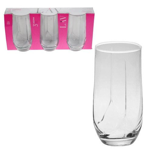 LAV TOKYO SOFT DRINK GLASS 3 PCS (TOK 352A)*16