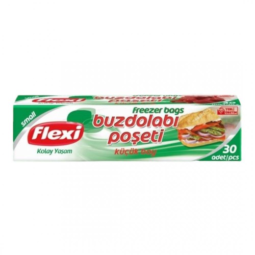 FLEXİ BUZDOLABI POŞETİ 30'LU KÜÇÜK BOY*48