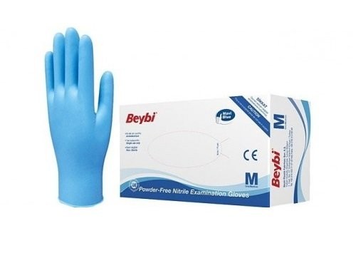 BEYBİ LATEX EXAMİNATİON GLOVES(M)*1