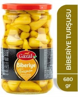 GAZAL TURŞU 670 g BİBERİYE *12