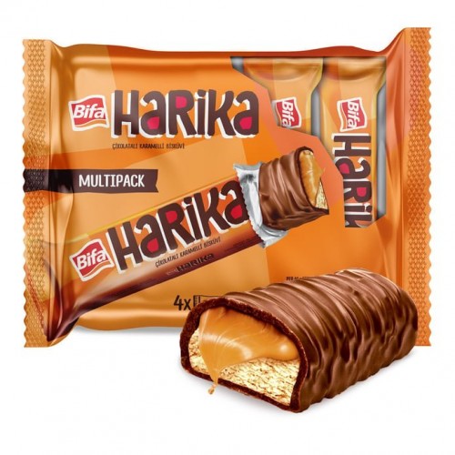 بيفا هاريكا 160 غرام بسكويت شوكولاتة الحليب والكراميل *19 (1134A)