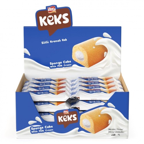 BIFA KEKS 45 GR MILK CREAM CAKE*24 (4207)