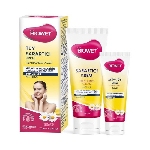 BİOWET TÜY SARARTICI KREM 70+35 ML*24