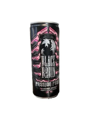 BLACK BRUIN ENERGY DRINK PASSION FRUIT 250 ML*12