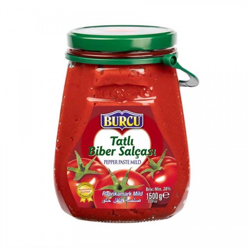 BURCU BIBER SALCA CAM 1500GR TATLI*6