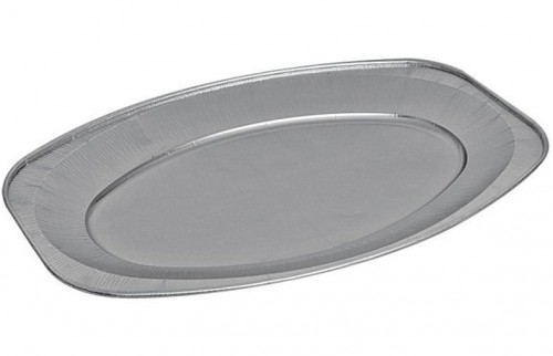 ALUMINUM CONTAINER LARGE OVAL PLATE*250