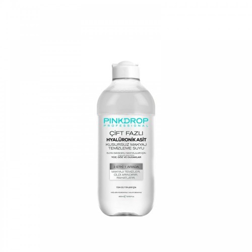 PINKDROP 400ML ÇİFT FAZLI MAK.TEM.SU HYALURONIC*24