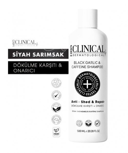 HBO CLINICAL 500 ML ŞAMP.SİYAH SARIMSAK*15