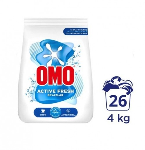 OMOMATİK ACTIVE FRESH 4 KG BEYAZ*1