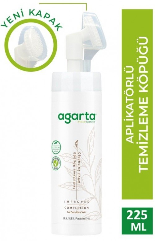 AGARTA 225 ML NATURAL FACE CLEANSING FOAM * 24