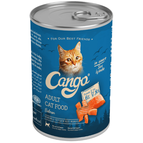 CANGO 415g ADULT WET CAT FOOD WITH SALMON*12